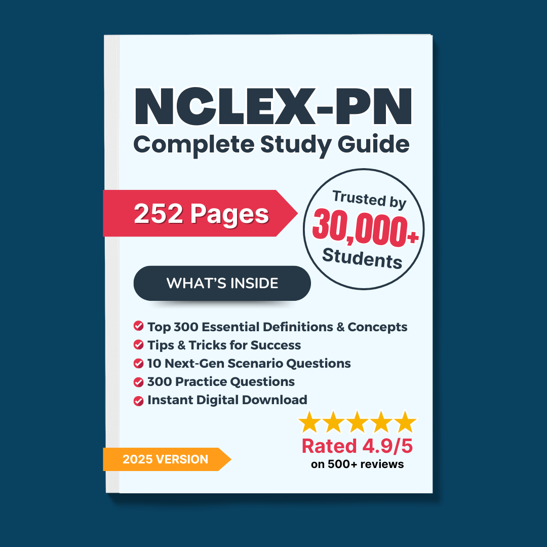 NCLEX-PN Study Pack: 2 Essential Guides & 567 Practice Qs