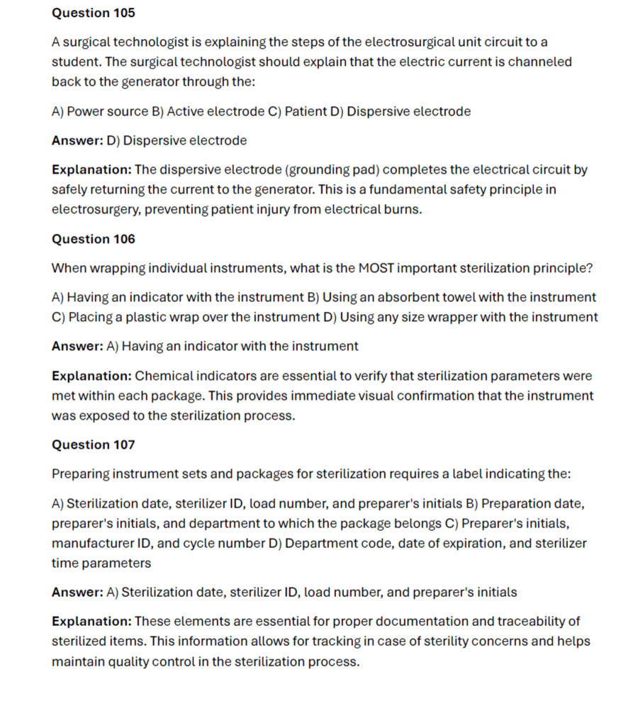 480 Questions for the NBSTSA 2024 Exam with Answers & Explanations - The Health Exams