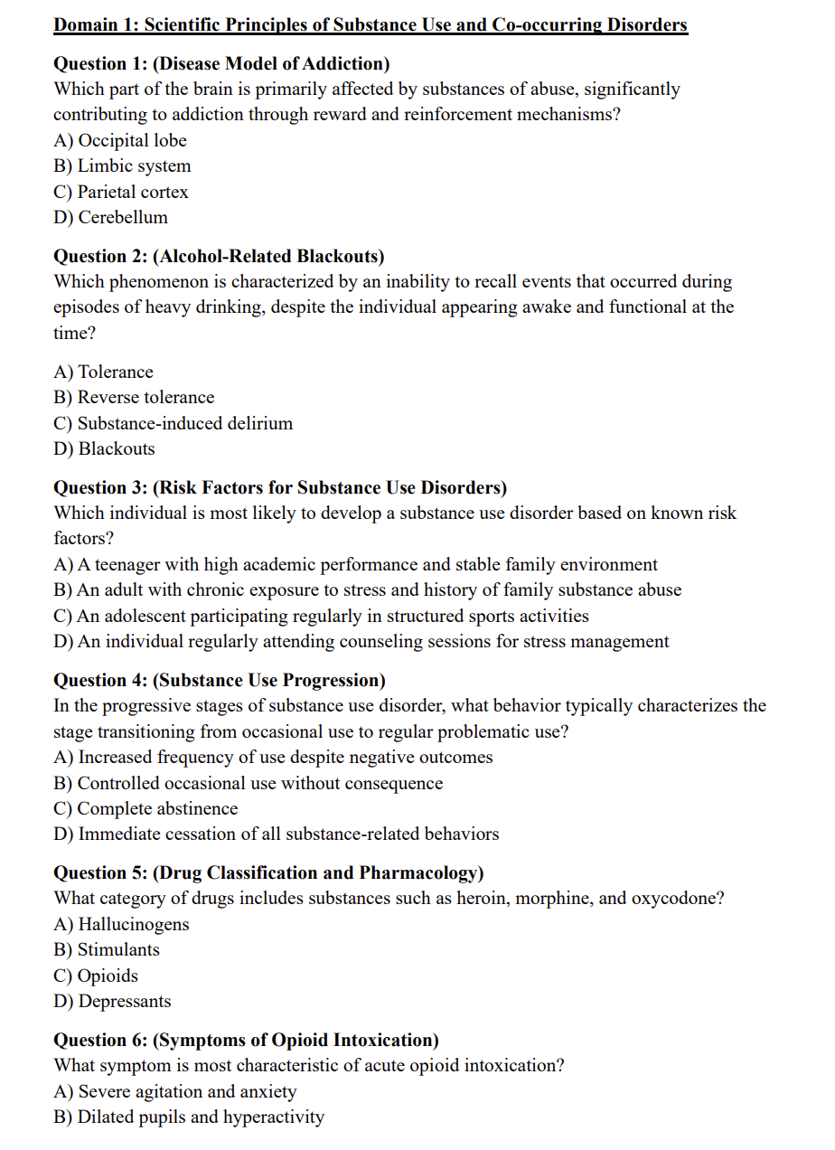 IC&RC ADC Exam Practice Questions: 300 Domain-Specific Questions with Detailed Rationales