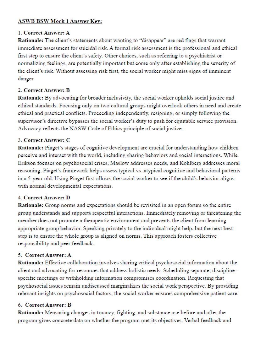 ASWB BSW Ultimate Exam Study Guide (373 Pages) with Mock Exams & Practice Questions