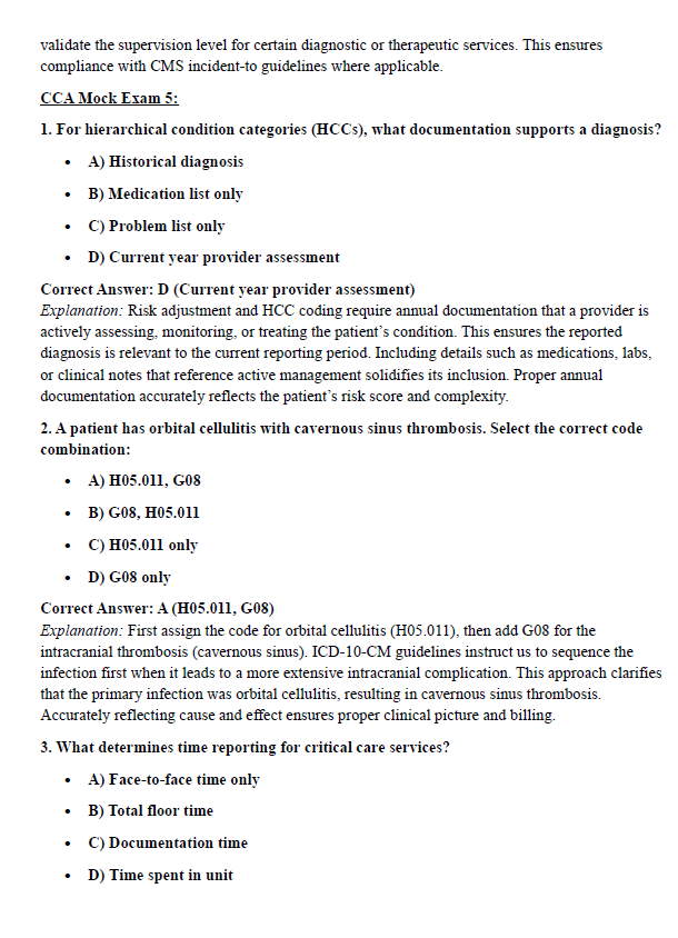 600 Questions for the CCA 2024 Exam with Answers & Explanation