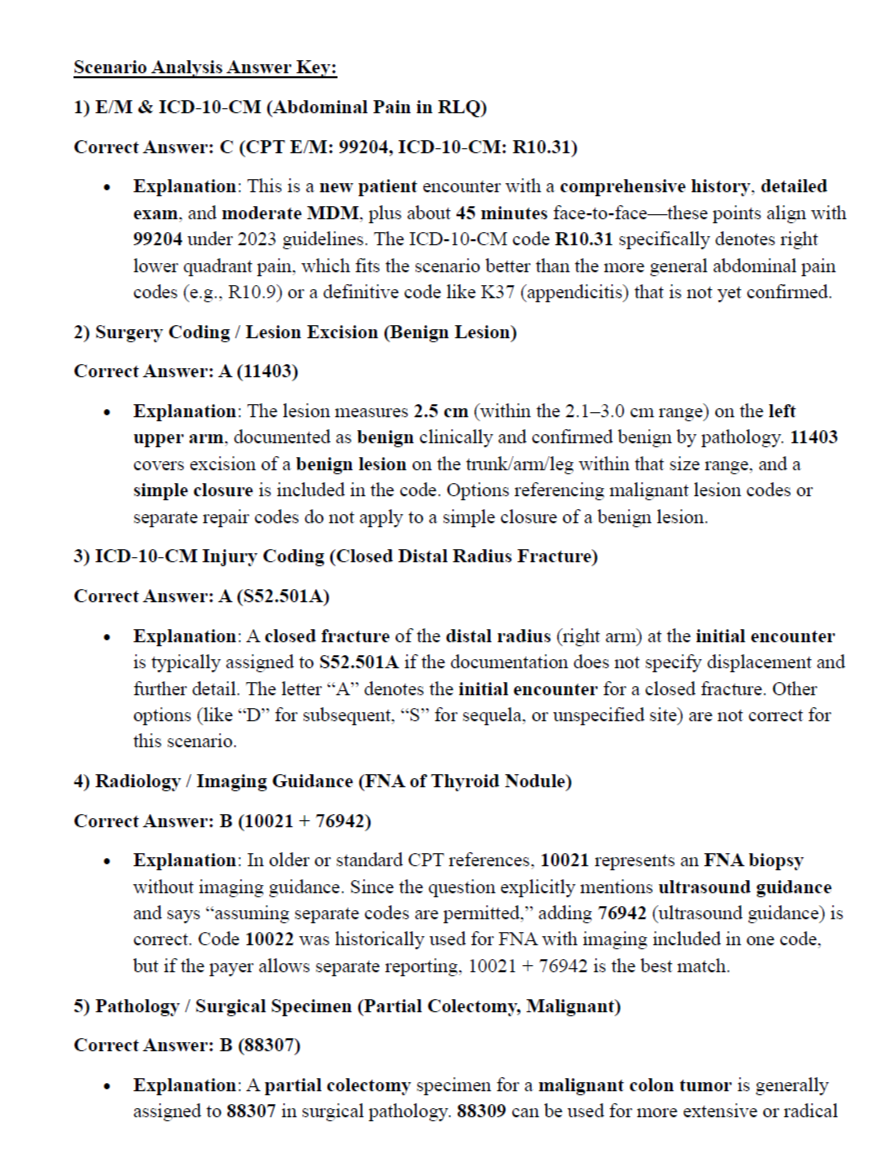 AAPC CPC 2025 Ultimate Exam Study Guide | 267 Pages of Detailed Notes, Mock Exams, Cheat Sheets, & More