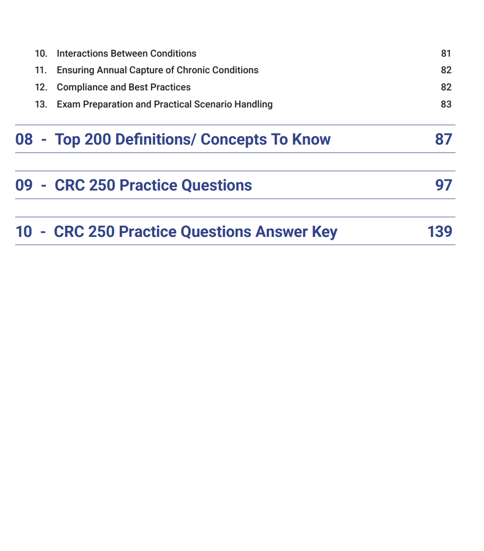 AAPC CRC 2025 Study Guide Edition | Includes Detailed Notes, Practice Questions, Cheat Sheet & More