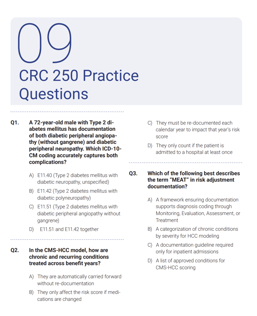 AAPC CRC 2025 Study Guide Edition | Includes Detailed Notes, Practice Questions, Cheat Sheet & More