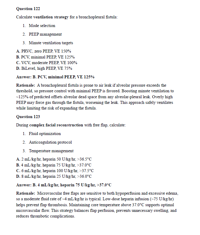 175 Questions for the CRNA 2025 Exam with Answers & Explanations