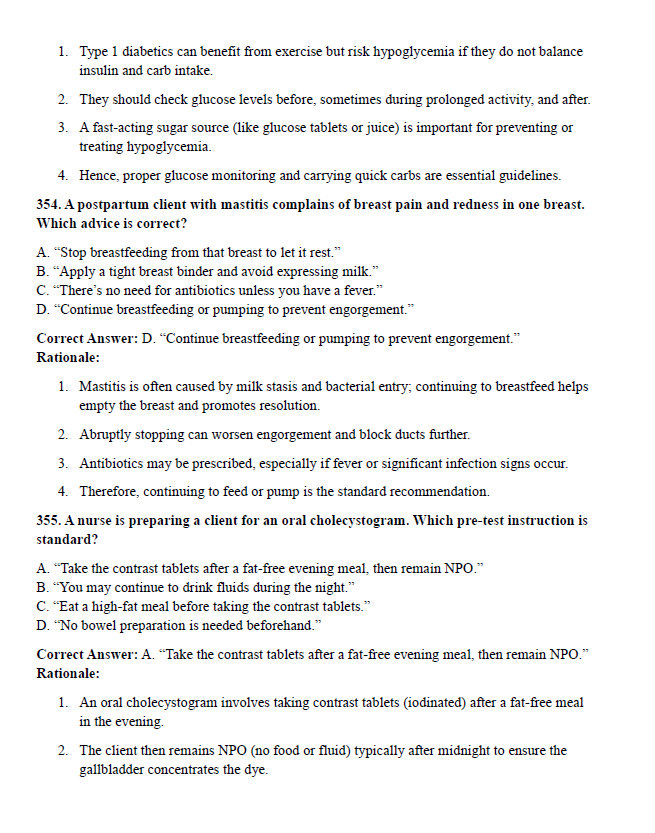 355 Questions for the HESI Exit 2024 Exam with Answers & Explanations