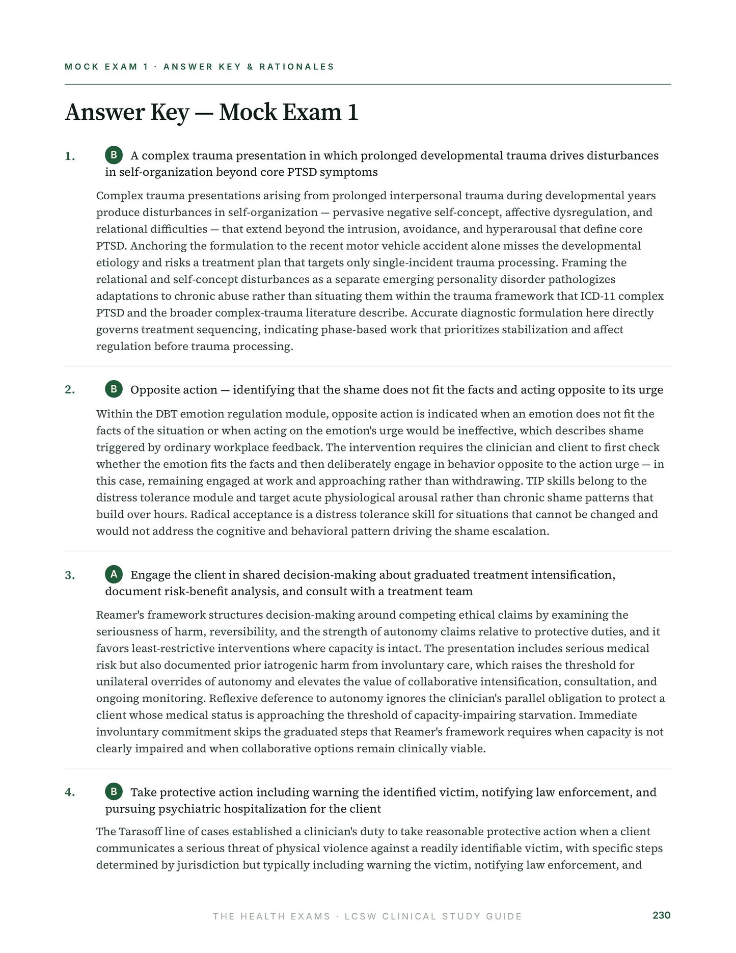 LCSW Study Guide – 527 Pages, Mock Exam & Scenario Questions (Digital Download)
