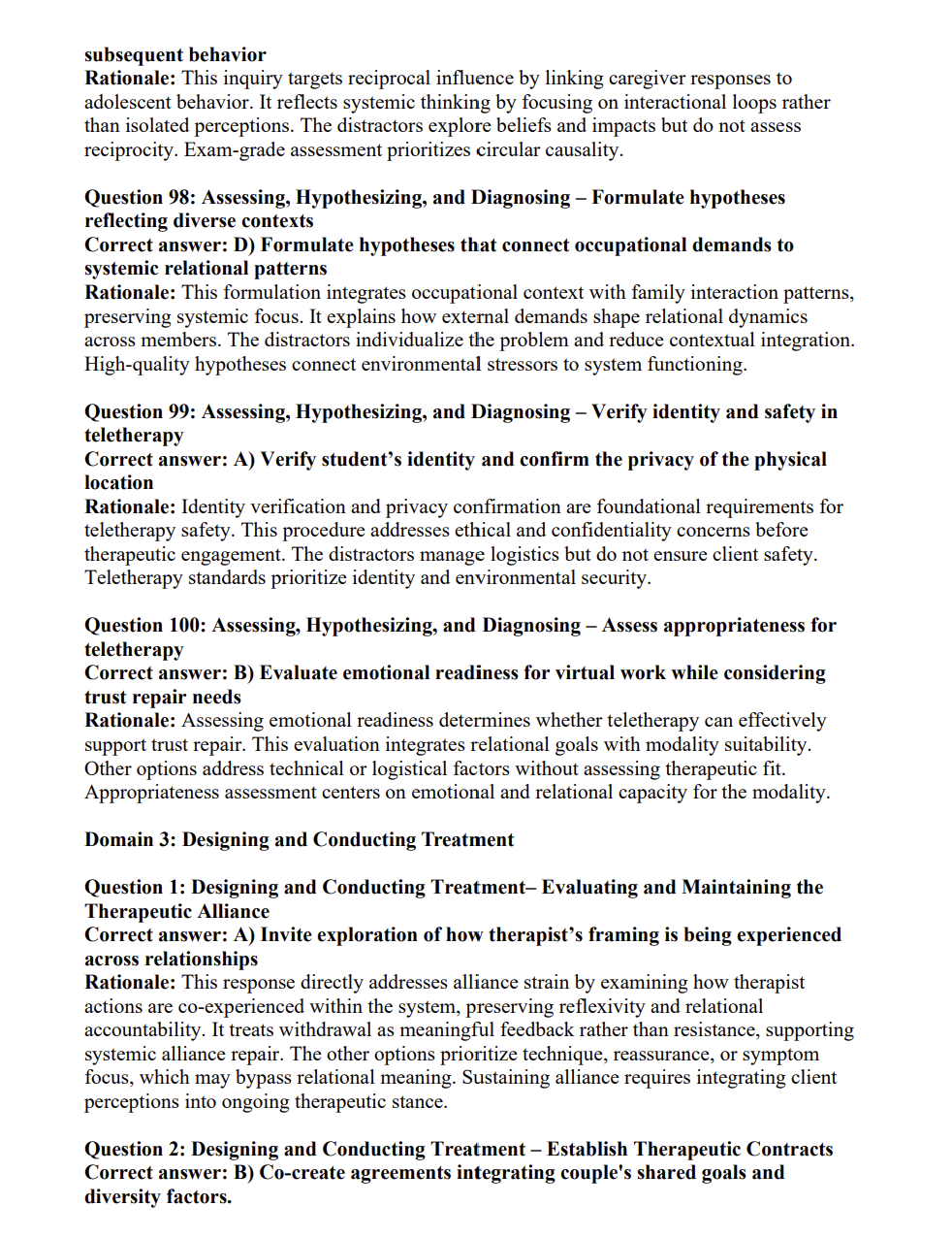 MFT 2026 | 900 Practice Questions with Extended Rationales