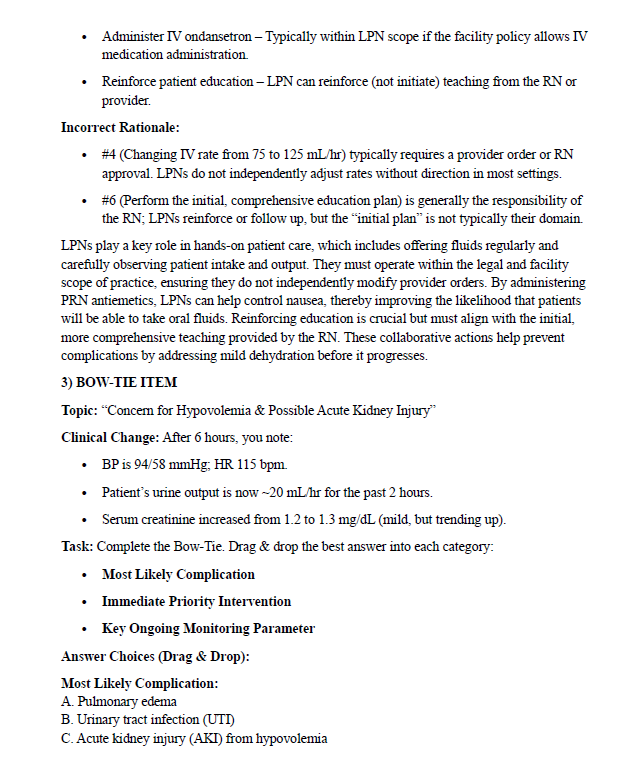 NCLEX-PN Next Gen Practice Questions 2025 – 20 Scenarios | 124 Pages of Clinical Reasoning & Rationales