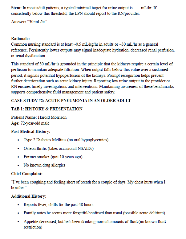 NCLEX-PN 2025 Next Gen Practice Questions – 20 NGN Scenarios (Digital Download)