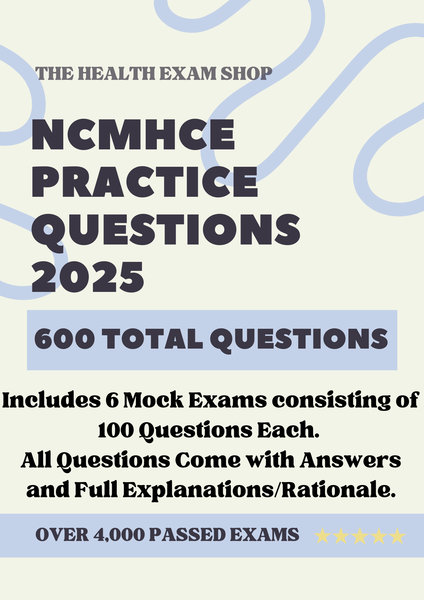 NCMHCE Exam Prep Kit with 825 Qs & Ultimate Study Guide