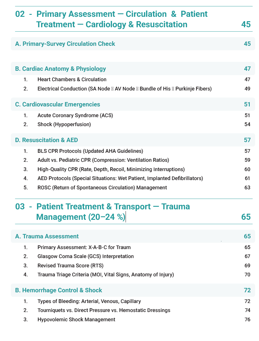 NREMT EMT 2025 Complete Study Guide