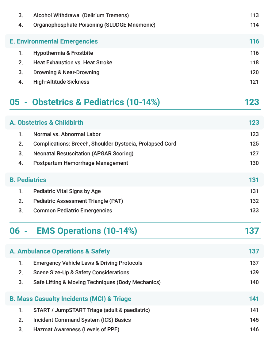 NREMT EMT 2025 Complete Study Guide