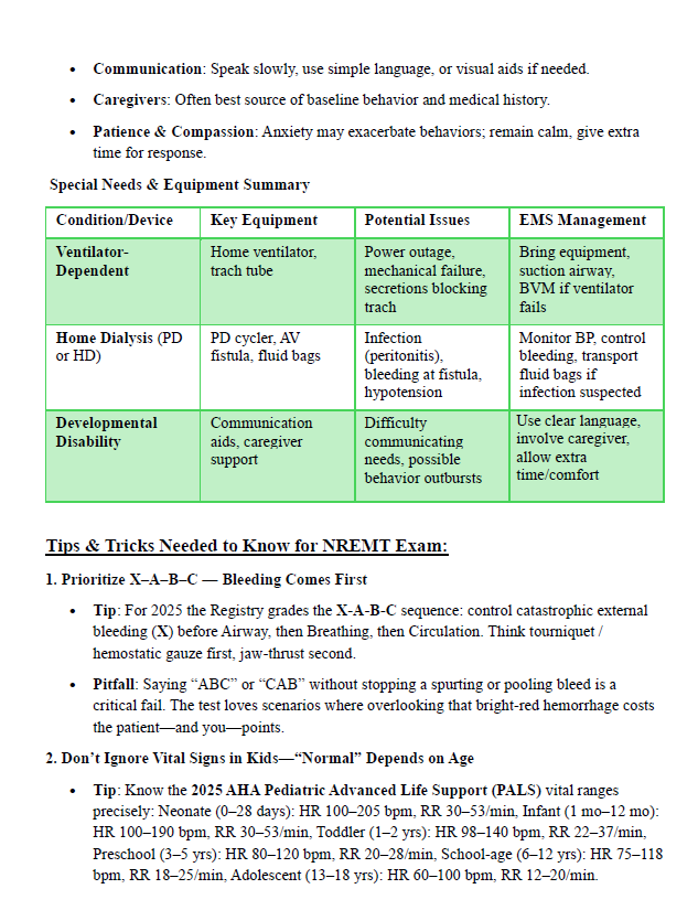 NREMT EMT 2025 Exam Complete Study Guide: Updated for the latest 2025 EMT Exam Changes