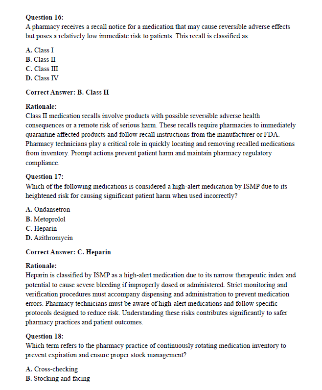 PTCE Exam Complete Study Guide: 185 Pages of Essential Content & 200 Practice Questions