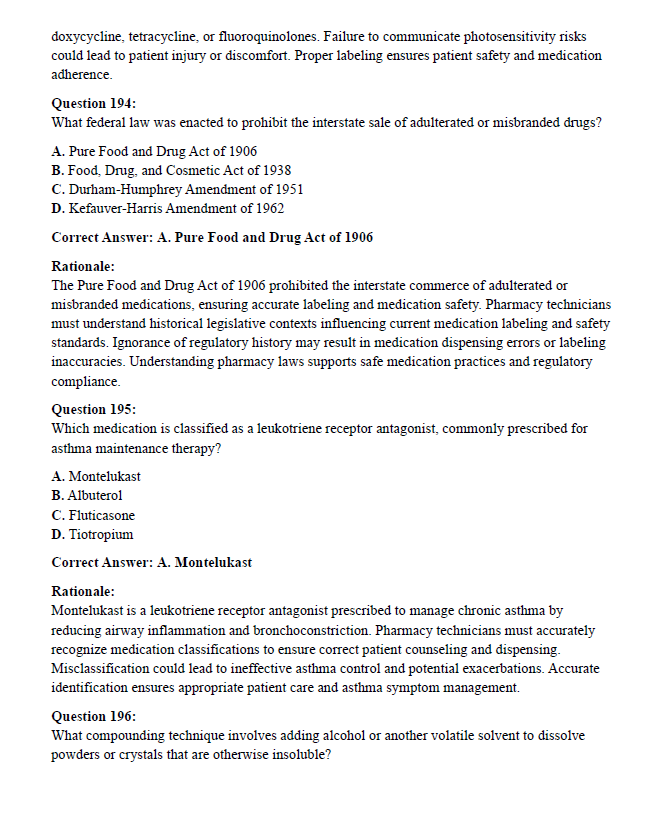 PTCE Exam Complete Study Guide: 185 Pages of Essential Content & 200 Practice Questions
