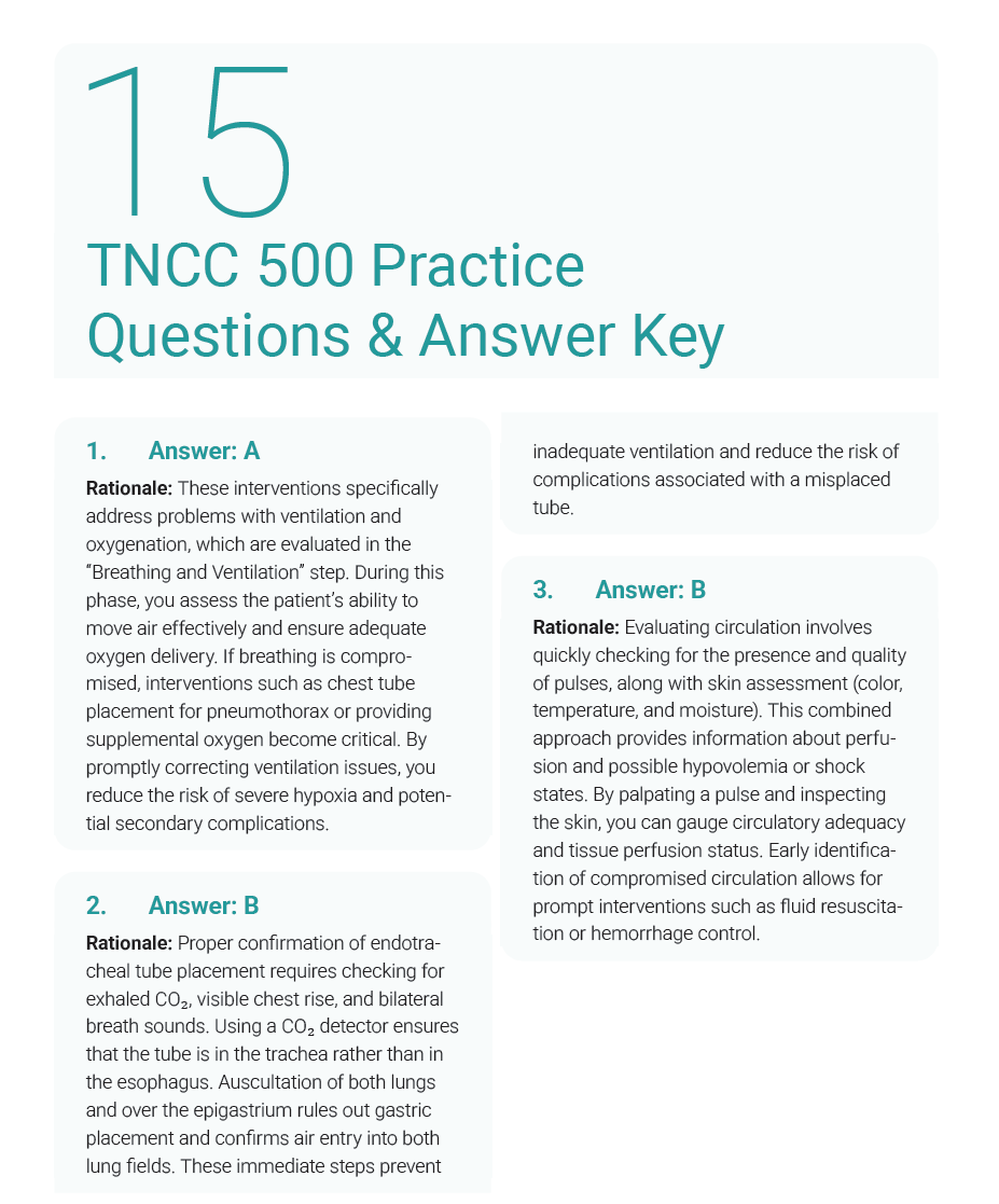 TNCC 2025 Complete Study Guide