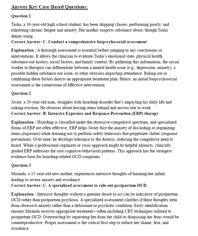 LCSW Exam Ultimate Study Guide with Detailed Notes, Mock Exam, Scenario Questions, & More - The Health Exams