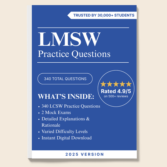 340 LMSW Exam Practice Questions with Answers & Detailed Explanations