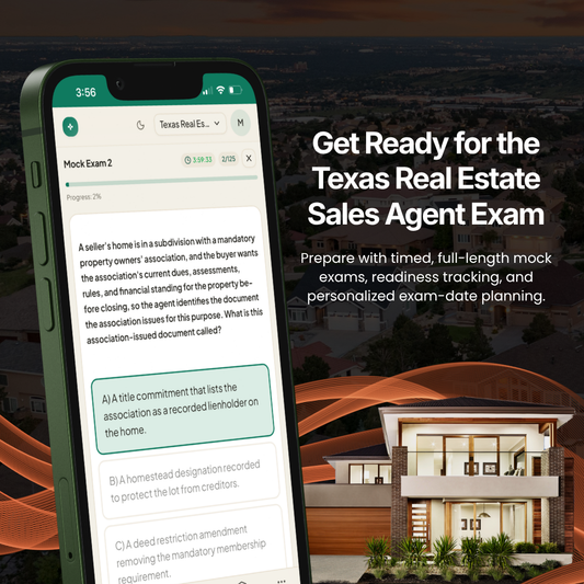 Texas Real Estate Exam Prep Portal — Subscription