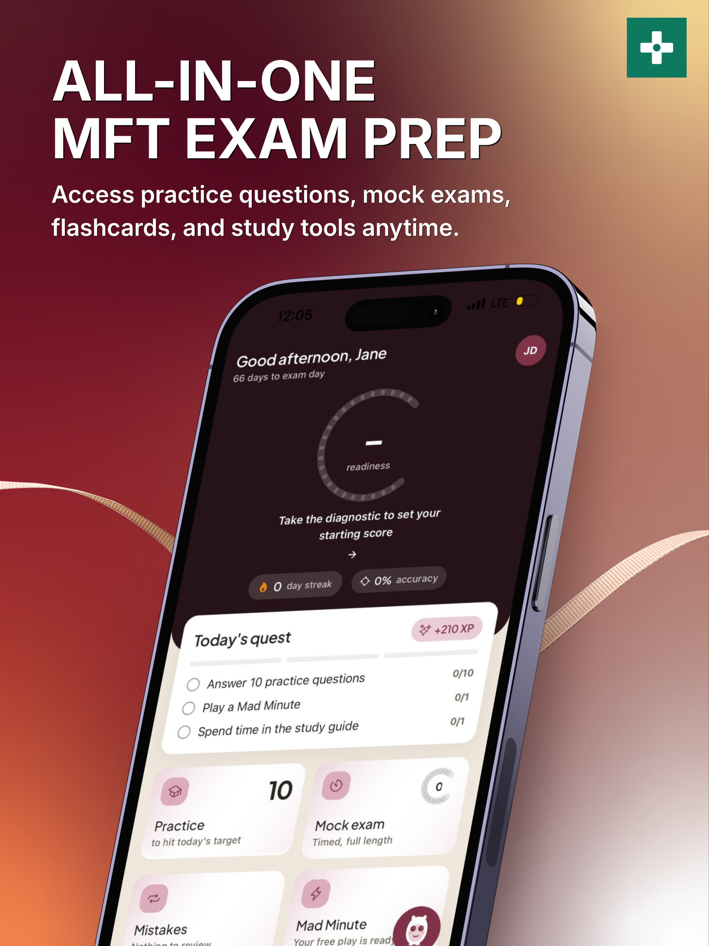 MFT Exam Prep Portal — Subscription