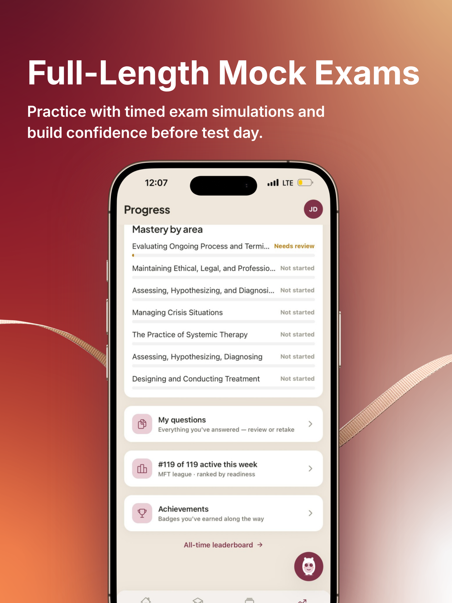 MFT Exam Prep Portal — Subscription