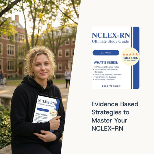 NCLEX-RN 2025 Study Guide – 247 Pages + 300 Questions (Digital Download)