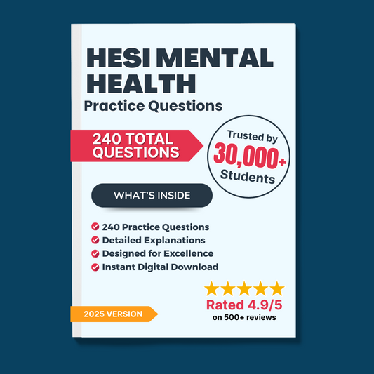 240 Questions for the HESI Mental Health 2024 Exam with Answers & Explanation