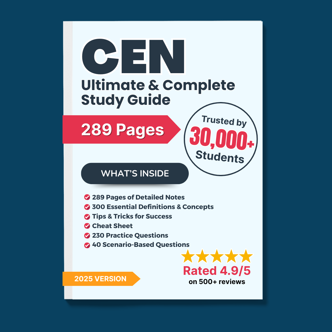 CEN Exam Complete Study Guide: 289 Pages of Essential Content & Practice Questions