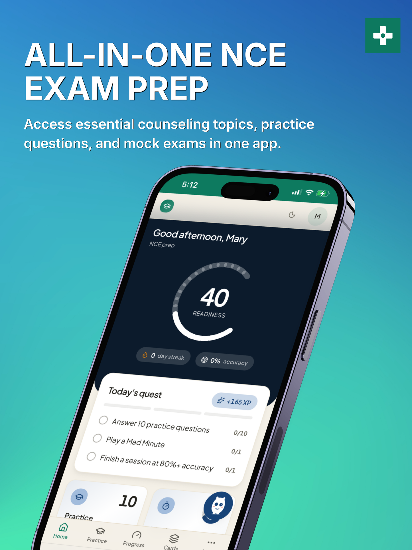 NCE Exam Prep Portal — Subscription
