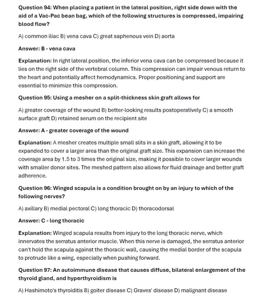 480 Questions for the NBSTSA 2024 Exam with Answers & Explanations - The Health Exams