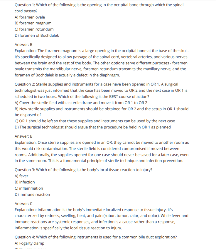 480 Questions for the NBSTSA 2024 Exam with Answers & Explanations - The Health Exams