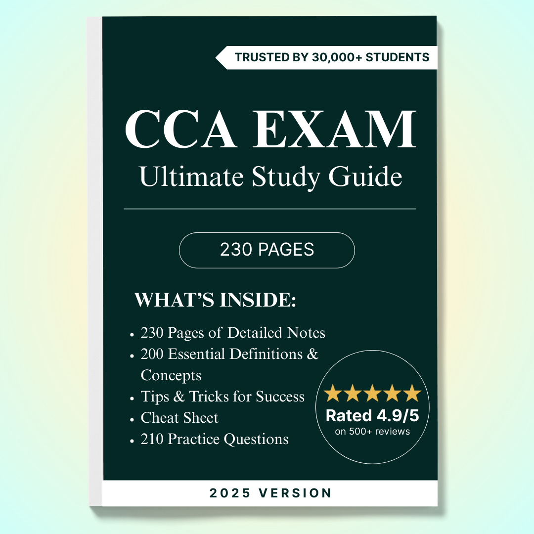 CCA 2025 Exam Complete Study Guide: 230 Pages of Essential Content & Practice Questions