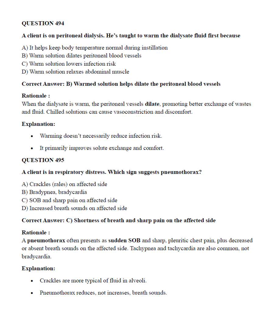 515 NCLEX - RN 2024 Exam Practice Questions with Detailed Solutions. Comes with Next Gen Detailed Scenario Questions. - The Health Exams