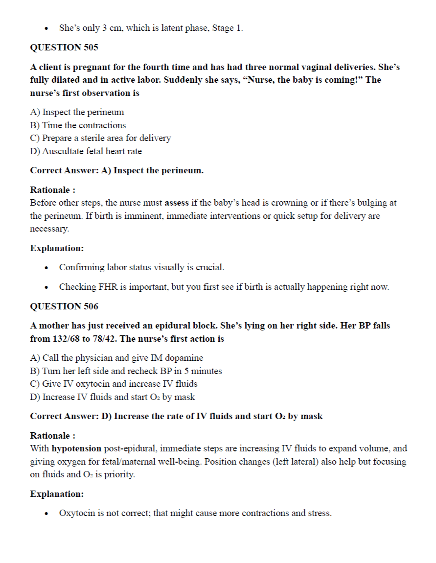 515 NCLEX - RN 2024 Exam Practice Questions with Detailed Solutions. Comes with Next Gen Detailed Scenario Questions. - The Health Exams