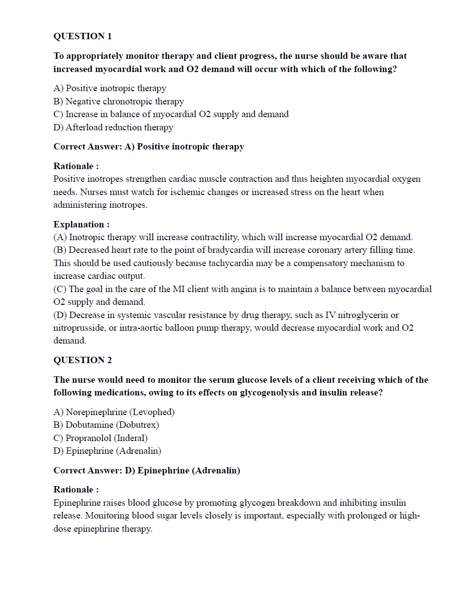 515 NCLEX - RN 2024 Exam Practice Questions with Detailed Solutions. Comes with Next Gen Detailed Scenario Questions. - The Health Exams