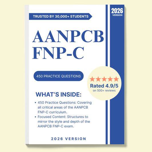 ANPCB FNP-C Practice Questions – 450 Board-Style Items, 3 Mock Exams & Rationales | Digital Download