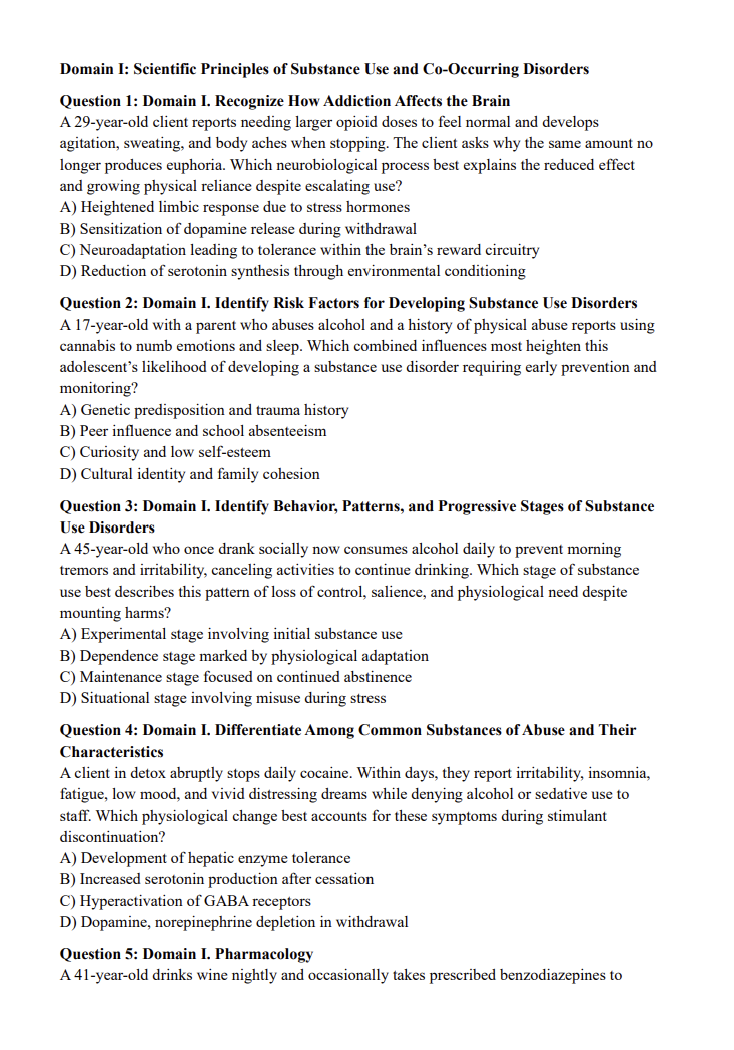IC&RC ADC Practice Questions – 400 Exam-Style Questions by Domain (Digital Download)