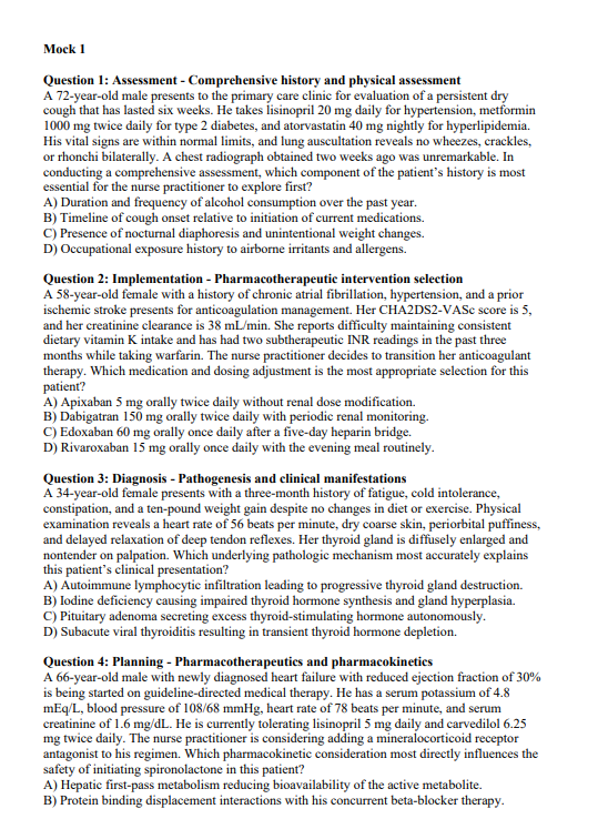 ANCC FNP-BC Practice Questions – 450 Board-Style Items, 3 Mock Exams & Rationales | Digital Download