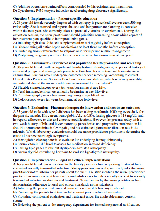ANCC FNP-BC Practice Questions – 450 Board-Style Items, 3 Mock Exams & Rationales | Digital Download