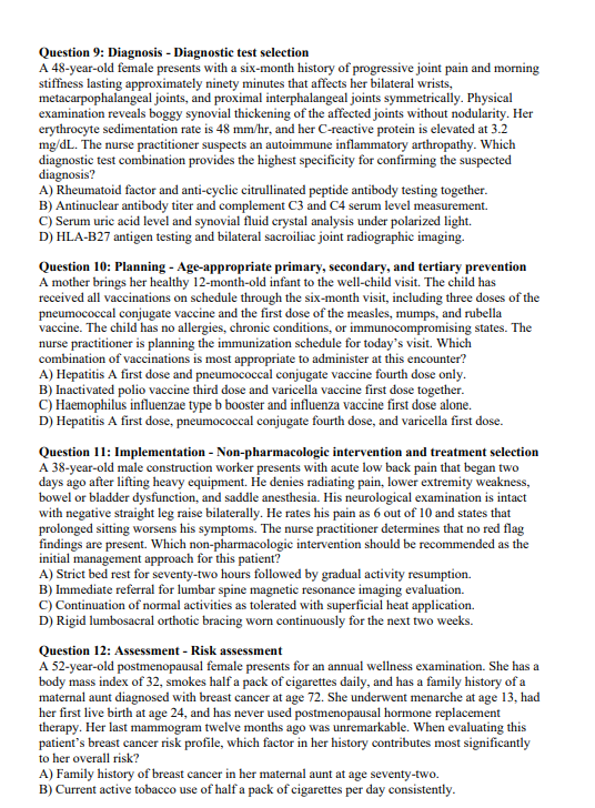 ANCC FNP-BC Practice Questions – 450 Board-Style Items, 3 Mock Exams & Rationales | Digital Download