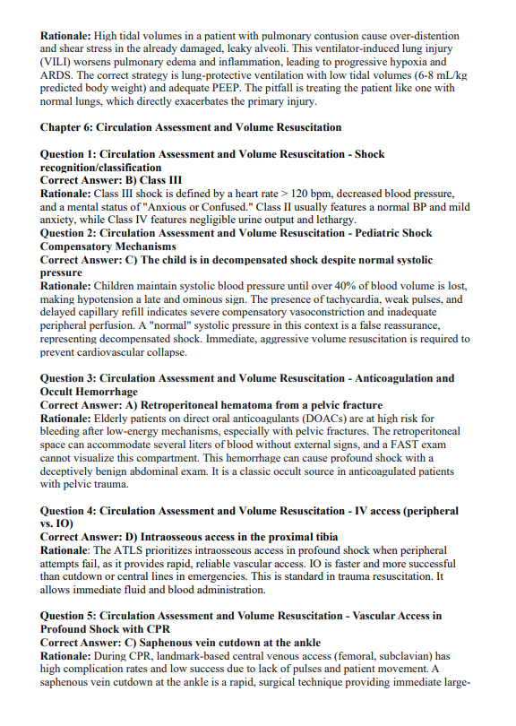 ATLS Practice Questions | 870 Exam-Style Trauma Questions
