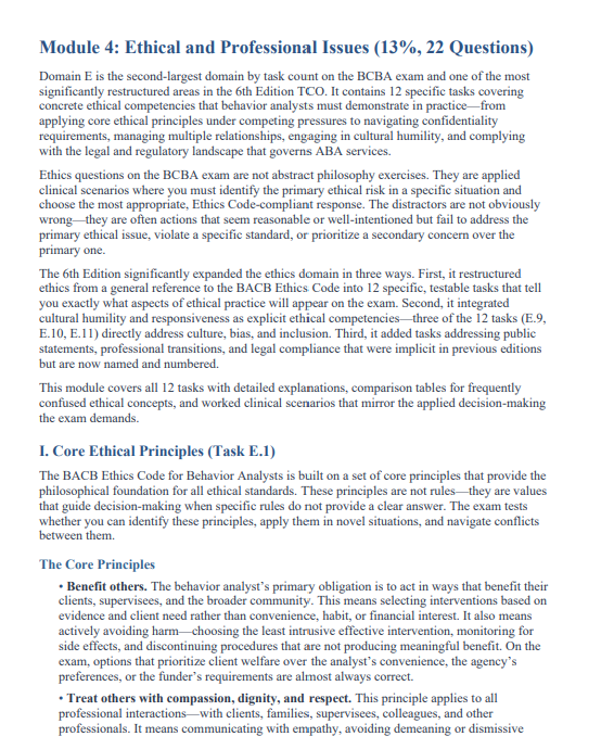 BCBA 2026 Study Guide & 300 Practice Questions – Mock Exams, Rationales, Mnemonics & Comparison Tables | Digital Download