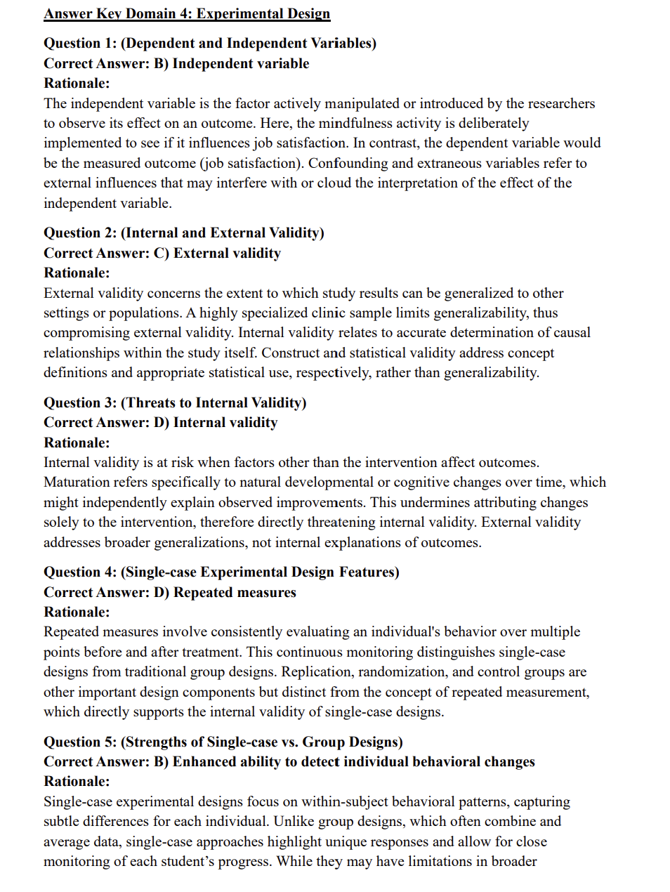 BCBA 2025 Practice Questions: 350 Domain-Specific Questions with Detailed Rationales