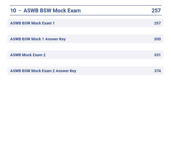 ASWB BSW 2025 Study Guide | Includes Detailed Notes, Mock Exams, Cheat Sheet & More
