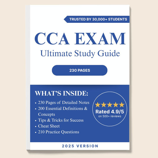 CCA 2025 Exam Complete Study Guide: 230 Pages of Essential Content & Practice Questions