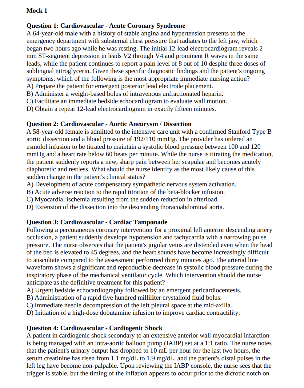 CCRN 450 Practice Questions with Detailed Explanations