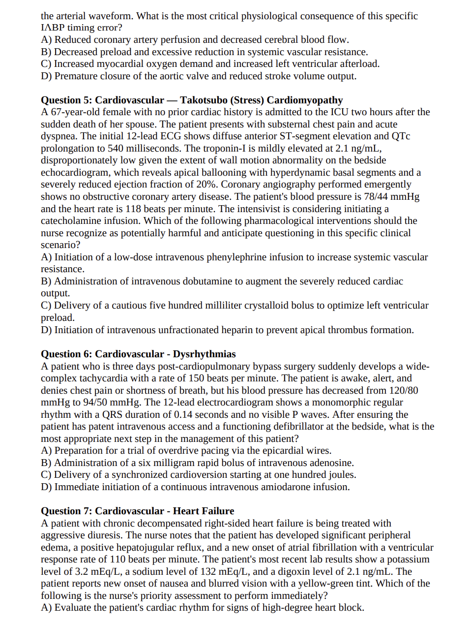 CCRN 450 Practice Questions with Detailed Explanations