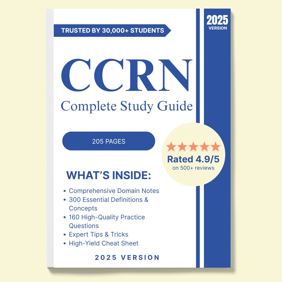 CCRN Exam Complete Study Guide: 205 Pages of Essential Content & Practice Questions