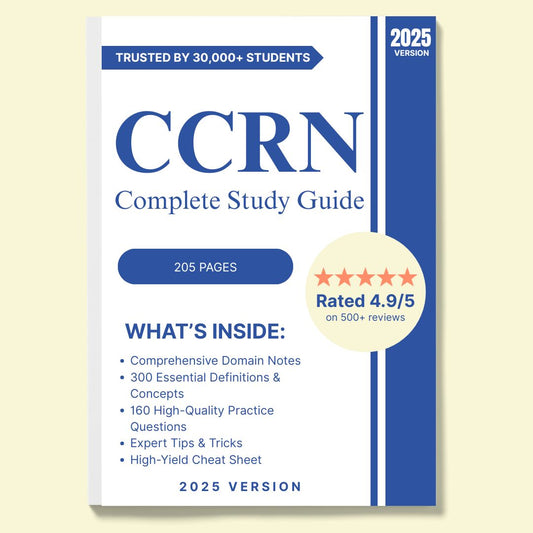 CCRN Exam Complete Study Guide: 205 Pages of Essential Content & Practice Questions
